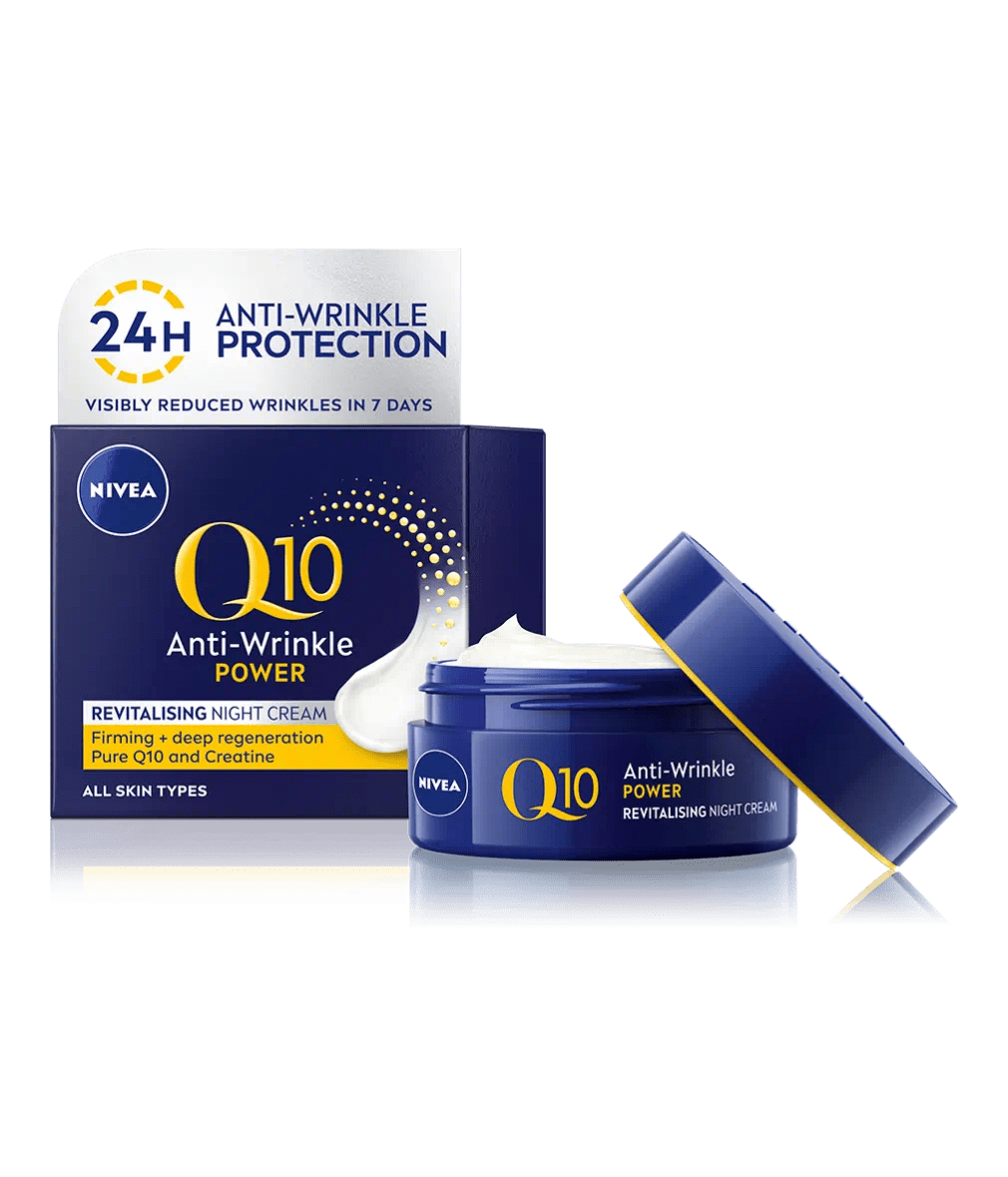 Nivea Q10 Power Anti-Wrinkle Firming Night Cream 50ml / 1.7